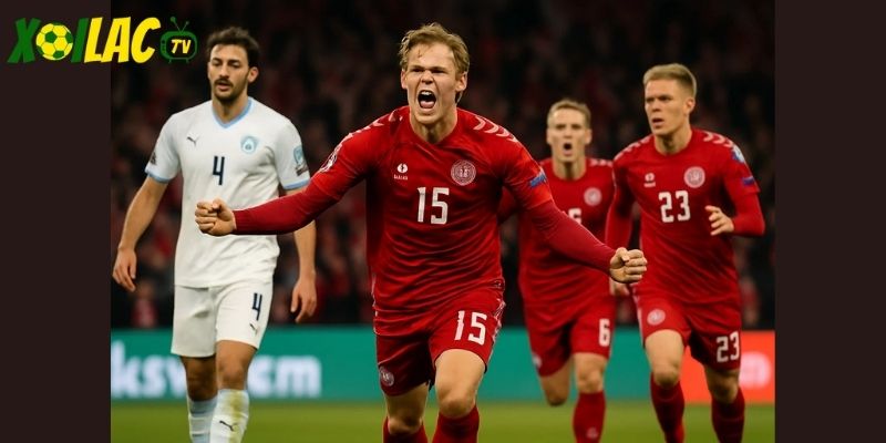 Đan Mạch thăng hoa trước trận Đan Mạch vs Scotland.