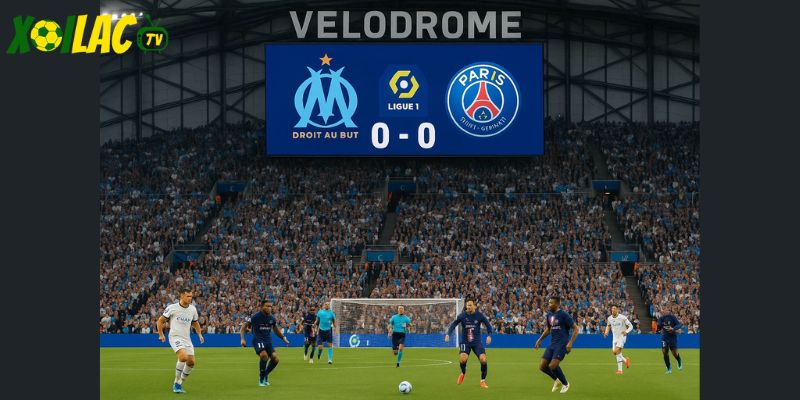 Velodrome – nơi Marseille vs PSG luôn bùng nổ cảm xúc. Velodrome – nơi Marseille vs PSG luôn bùng nổ cảm xúc.
