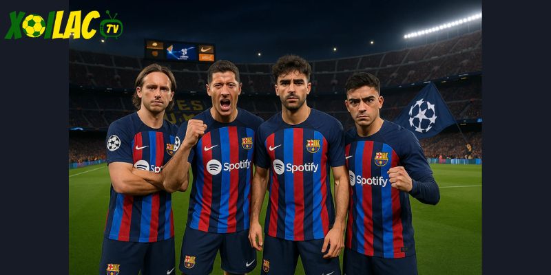Hàng công Barcelona sẵn sàng bùng nổ trước PSG tại Camp Nou.